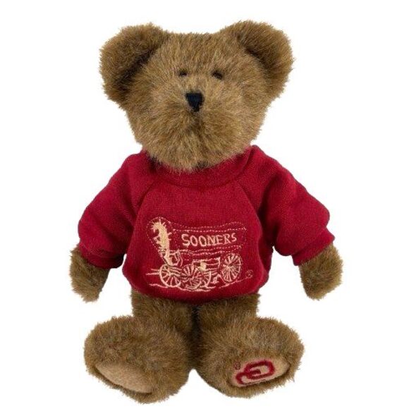 Boyd's Bears Oklahoma OU Sooners Bear Plush Stuffed Animal 1988-2003 Posable - Picture 1 of 14